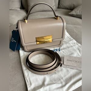 Jimmy Choo Beige Crossbody Bag